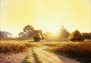 Sonnenuntergang in der Champagne, 1902