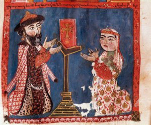 Die beiden Stifter (Miniatur) von Armenian School