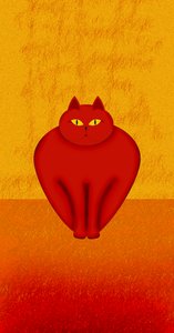 Rote Katze von Armin Mumper