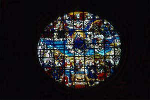 Mariä Himmelfahrt (Buntglas) von Arnao de Flandres