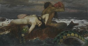 Triton und Nereide von Arnold Böcklin