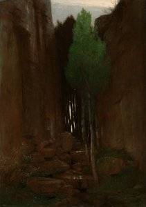 Frühling in einer engen Schlucht, 1881 von Arnold Böcklin