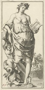 Personifikation der Gesangskunst von Arnold Houbraken