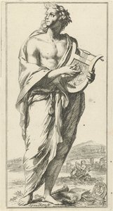 Personifikation der Musik von Arnold Houbraken