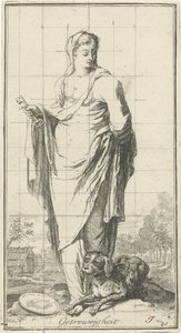Personifikation der Treue (Getrouwigheit) (Ein-und-vierzig Stücke, verschiedene Sinnbilder)