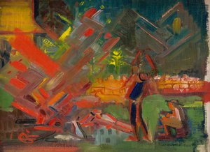 Lagerfeuer, ca. 1940
