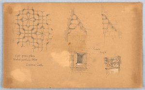 Architektonische Details an der Kathedrale von Lisieux von Arnold William Brunner