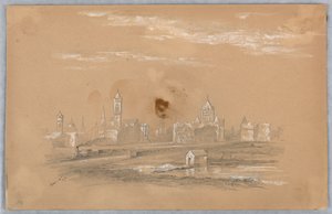 Stadtpanorama von Arnold William Brunner