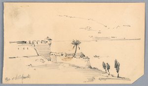 Festung in Villefranche von Arnold William Brunner
