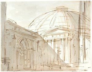 Ein Rundbau (Pantheon?)