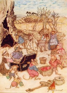 Illustration für Der Wind in den Weiden von Kenneth Grahame