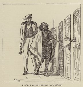 Eine Szene im Gefängnis von Chicago
