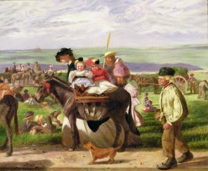 Am Meer, Pegwell Bay, bei Ramsgate von Arthur Boyd Houghton