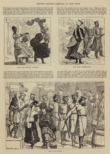 Grafisches Amerika, Ankunft in New York von Arthur Boyd Houghton