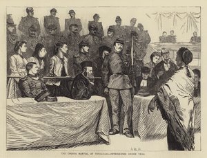 Die Kriegsgerichte in Versailles, Petroleusen vor Gericht