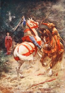 Der Ritter des Schwans von Arthur C. (after) Michael