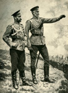 Die Veränderungen im russischen Kommando, September 1915. Erster Weltkrieg, ca. 1920
