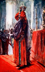 Der Heilige Römische Kaiser Friedrich II. krönt sich selbst zum König von Jerusalem, 1229 1913