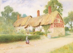 Ann Hathaways Cottage von Arthur Claude Strachan