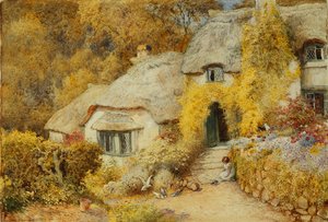 Häuser in Selworthy, Somerset