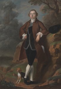 William Farington von Shawe Hall, Lancashire von Arthur Devis
