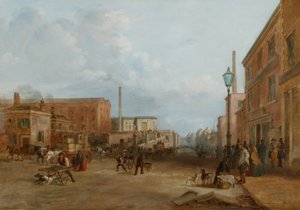 London Road, Manchester von Arthur Fitzwilliam Tait