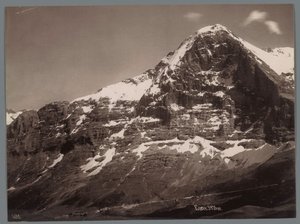 Blick auf die Eiger in den Berner Alpen (Panorama der Jungfraukette) von Arthur Gabler