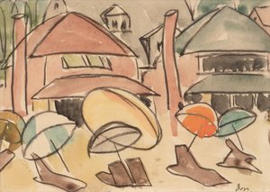Strandschirme von Arthur Garfield Dove