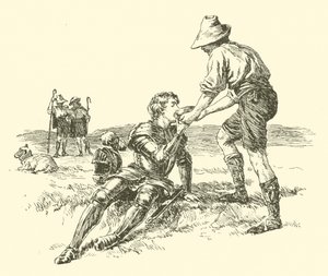 Sir Calidore, Ritter der Höflichkeit, die Suche nach dem schreienden Biest