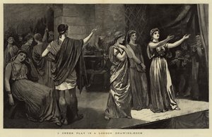 Ein griechisches Schauspiel in einem Londoner Salon von Arthur Hopkins
