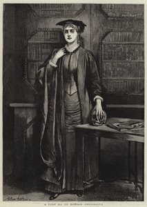 Eine Dame BA der Universität London