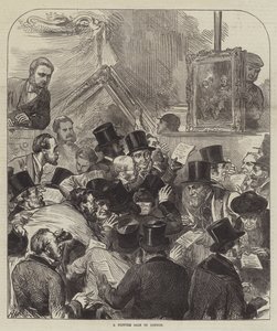 Ein Bildverkauf in London von Arthur Hopkins