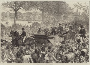 Königin Victorias Besuch im Victoria Park von Arthur Hopkins