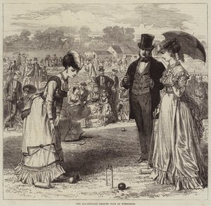 Der All-England Croquet Club in Wimbledon von Arthur Hopkins