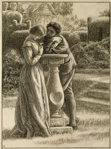 Das Zifferblatt, 19. Jahrhundert von Arthur Hughes