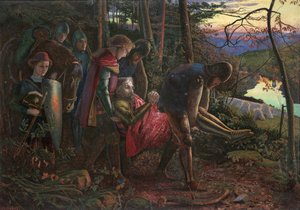 Der Ritter der Sonne, 1860 von Arthur Hughes