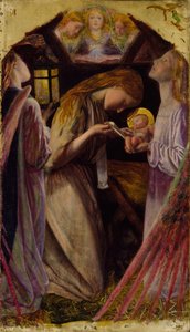 Die Geburt Christi, 1858 von Arthur Hughes