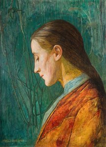 Porträt einer nachdenklichen Dame, 1887