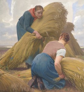 Kornbindende Frauen
