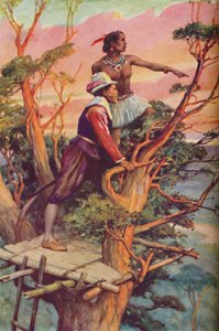 Sir Francis Drake - Der erste Engländer, der den Pazifik sah, um 1925 von Arthur Percy Dixon