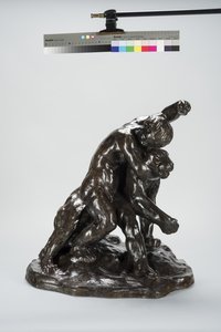 Puma und Kind (Bronze)