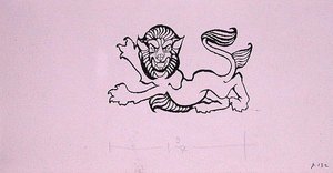 Heraldischer Löwe, Illustration für 