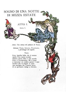 Illustration zu Ein Sommernachtstraum von William Shakespeare von Arthur Rackham