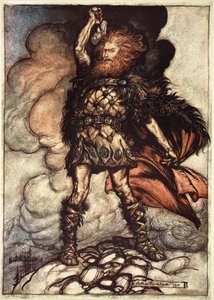 Einer der Götter, Donner, ruft den Nebel weg, 1910