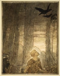 Siegfrieds Tod, Illustration aus 