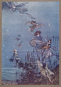 Die Feen der Serpentine, aus Peter Pan in Kensington Gardens von J M Barrie, veröffentlicht 1906 von Arthur Rackham