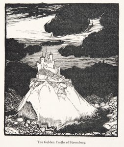 Das goldene Schloss von Stromberg, aus den Märchen der Brüder Grimm, veröffentlicht 1909