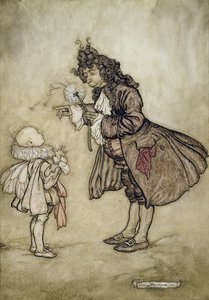 Wenn Ihre Majestät die Zeit wissen will, aus Peter Pan in Kensington Gardens von J.M. Barrie, veröffentlicht von Hodder and Stoughton, 1906