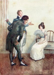 Illustration für Northanger Abbey von Jane Austen von Arthur Wallis Mills
