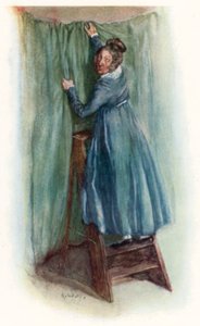 Illustration für Northanger Abbey von Jane Austen von Arthur Wallis Mills
